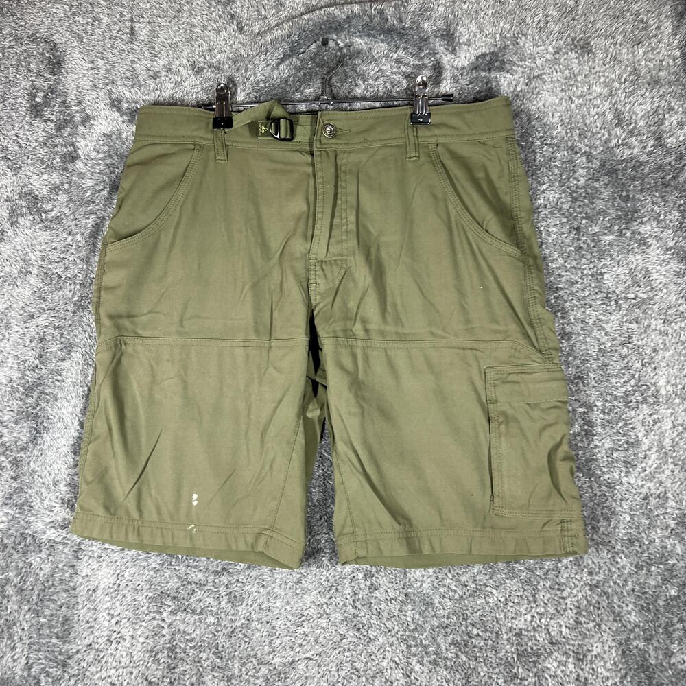 Browning Shorts Mens 32 Green Cargo Relaxed Fit 32 Waist Pockets 10 Inseam